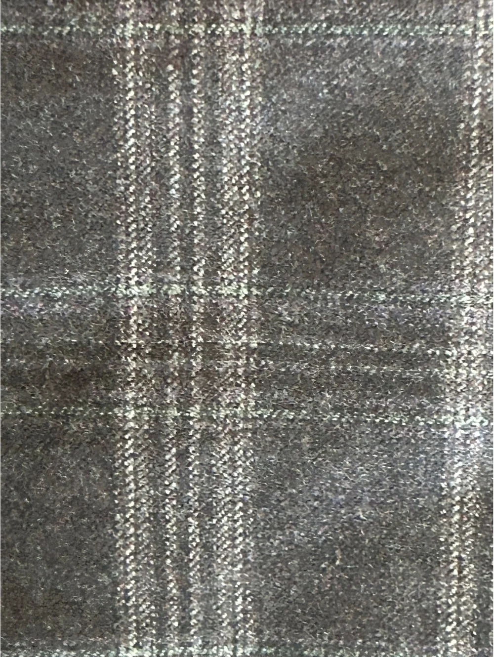 Canali Plaid Sport Coat Blazer Wool Cashmere Long
